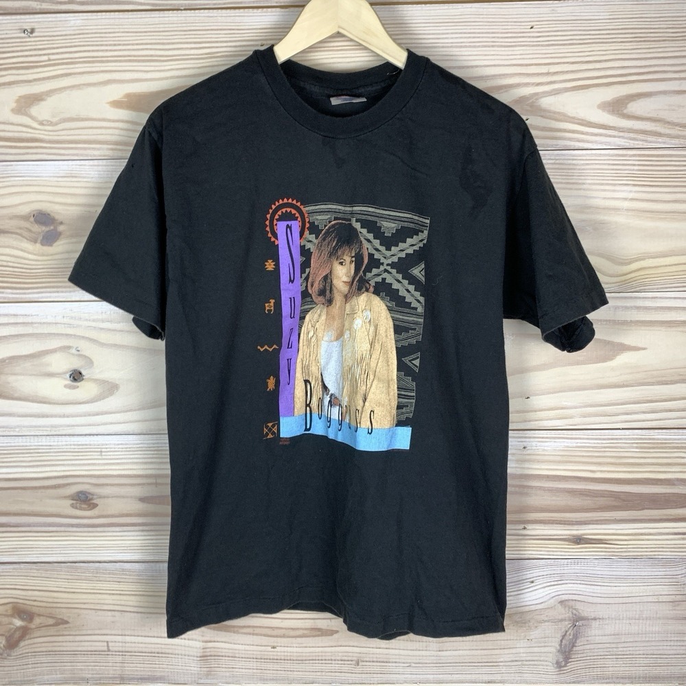 Vtg 90s Suzy Bogguss Shirt Country Music Western Adult Large Single Stitch‎